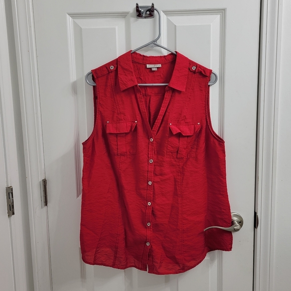 Roz & Ali Tank Top Blouse - Picture 1 of 8